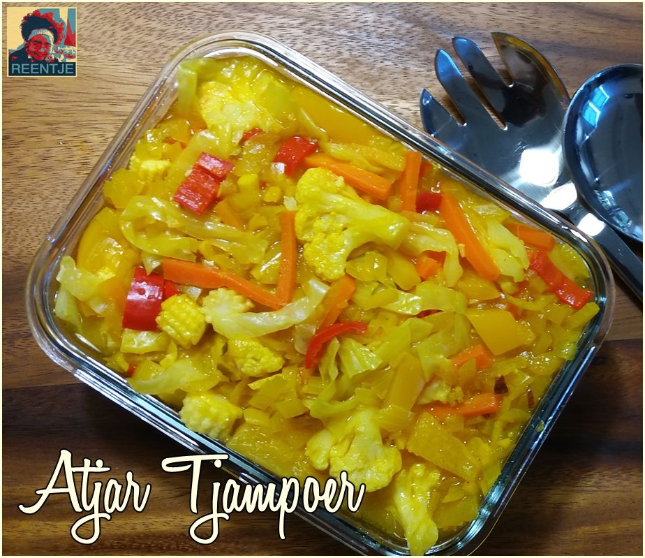 Atjar Tjampoer (Indische zoetzure groenten) – Tante Reentje's food blog
